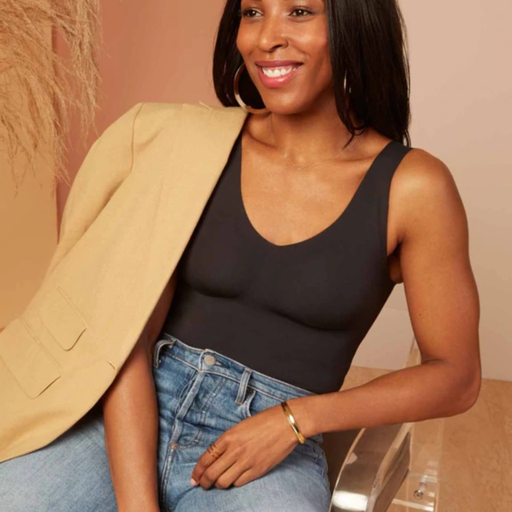 Knix x Knixwear Black Shapewear Tank Top